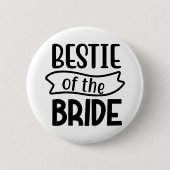 Bestie van de bruid ronde button 5,7 cm (Voorkant)