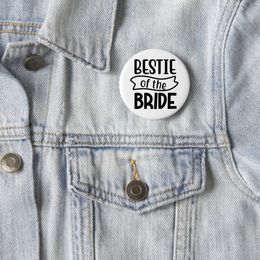 Bestie van de bruid ronde button 5,7 cm (In situ)