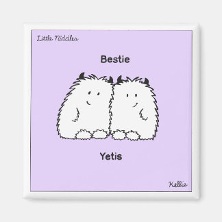 Bestie Yetis Little Niddles Magnet