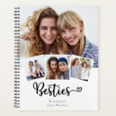 Besties 4 Foto Collage Beste Vriend Planner (Voorkant)