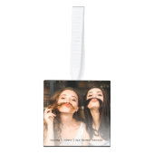 Besties 4 foto's vrienden kubusversiering decoratie (Voorkant)