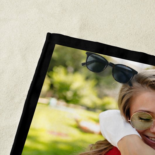 Besties Aangepaste Foto BFF Vrienden Modern Chic F Strandlaken (In situ)