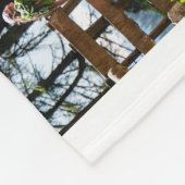 Besties Aangepaste Fotocollage & Namen Fleece Blan Deken (Hoek)