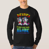 Besties Because Going Crazy Alone Is Just Not As M T-shirt (Voorkant)