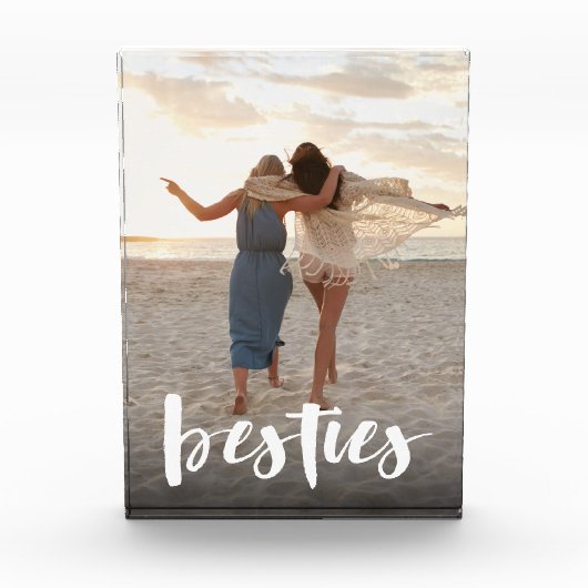 Besties | Best Friend Script Overlay Fotoblokken (Voorkant)