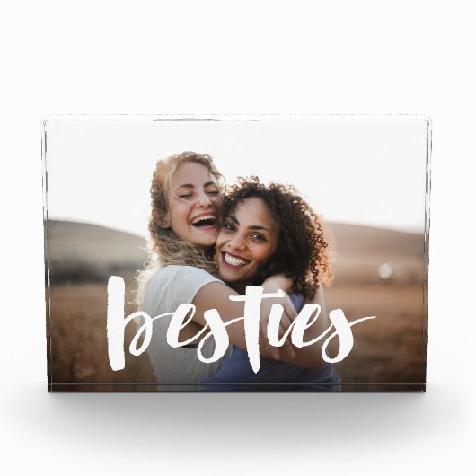 Besties | Best Friend Script Overlay Fotoblokken (Voorkant)