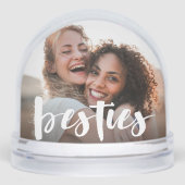 Besties | Best Friend Script Overlay Sneeuwbol (Voorkant)
