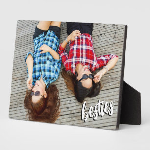 Besties   Best Friend Script Photo Fotoplaat