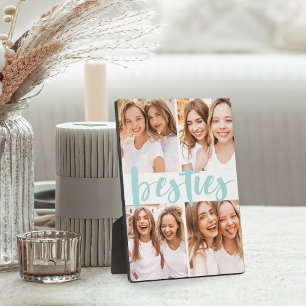 Besties   Best Friends 4 Photo Collage Fotoplaat
