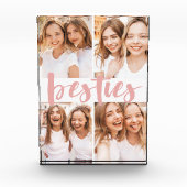 Besties | Best Friends Custom Collage Photo Block Fotoblokken (Voorkant)