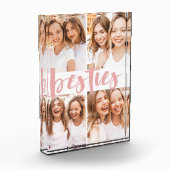 Besties | Best Friends Custom Collage Photo Block Fotoblokken (Links)