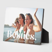 Besties | Best Friends Overlay & Names Photo Fotoplaat (Zijkant)