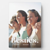 Besties | Best Friends Overlay & Names Photo Fotoplaat (voorkant)