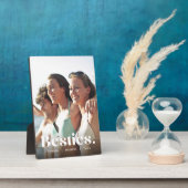 Besties | Best Friends Overlay & Names Photo Fotoplaat (Zijkant)