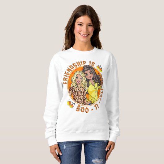 Besties Beste vriend BFF Sweater (Voorkant volledig)