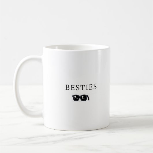 Besties / Beste Vrienddoelen" Koffie Mok (Links)