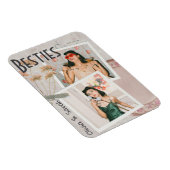 Besties beste vrienden aangepaste namen foto magneet (Rechterzijde)