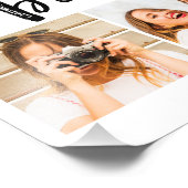 Besties Beste Vrienden Foto Collage Poster (Hoek)