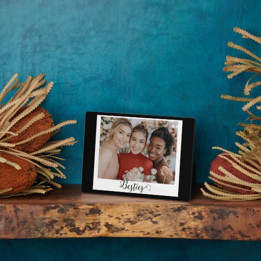 Besties Beste Vrienden Foto Fotoplaat (Zijkant)