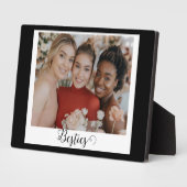 Besties Beste Vrienden Foto Fotoplaat (Zijkant)