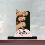 Besties Beste Vrienden Foto Sculptuur Knipsel Staand Fotobeeldje<br><div class="desc">Captivating Besties Best Friends Fotosculptuur Uitsnede - Gepersonaliseerde kunst voor uw kostbare herinneringen. Introductie van onze prachtige Besties Best Friends Photo Sculpture Cutouts - de perfecte manier om uw dierbare herinneringen te verheffen tot een geheel nieuw niveau van artistieke expressie. Stap weg van conventionele fotolijsten en omarm de fascinerende allure...</div>