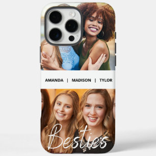 Besties   Beste Vrienden Gepersonaliseerde Namen F iPhone 16 Pro Max Hoesje