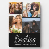 Besties | Beste Vrienden Gepersonaliseerde Namen F Fotoplaat (voorkant)
