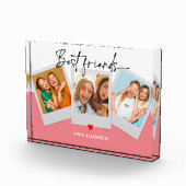 Besties BFF Foto Collage Aangepast cadeauhart (Rechts)