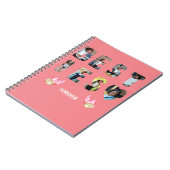Besties BFF Friends Forever 8 Foto Afbeelding Noti Notitieboek (Linkerzijde)