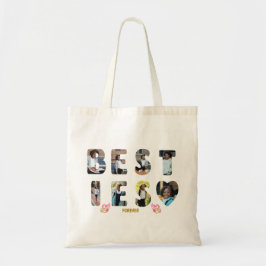 Besties BFF Friends Forever 8 Foto Afbeelding Tote Bag