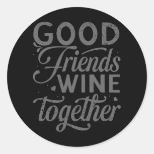 Besties BFF Heart Beste vrienden Bestie Ronde Sticker