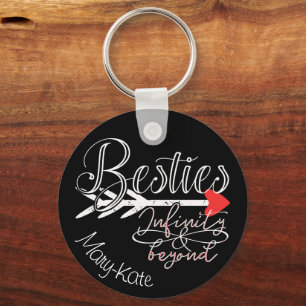 Besties BFF Infinity Symbool voor altijd Beste Vri Sleutelhanger