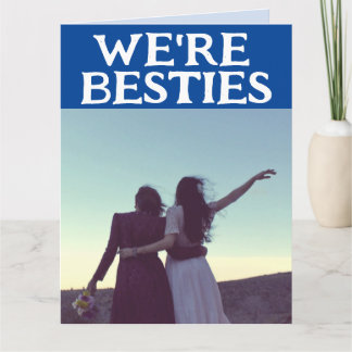 BESTIES BFF ZOALS LUCY & ETHEL BEGROETINGSKAART KAART