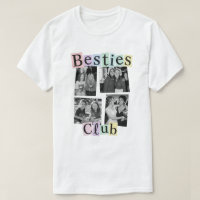 Besties Club Vier Foto Collage