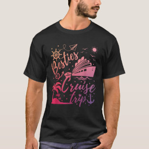 Besties Cruise Trip Zomer Vrienden Vakantie Matchi T-shirt