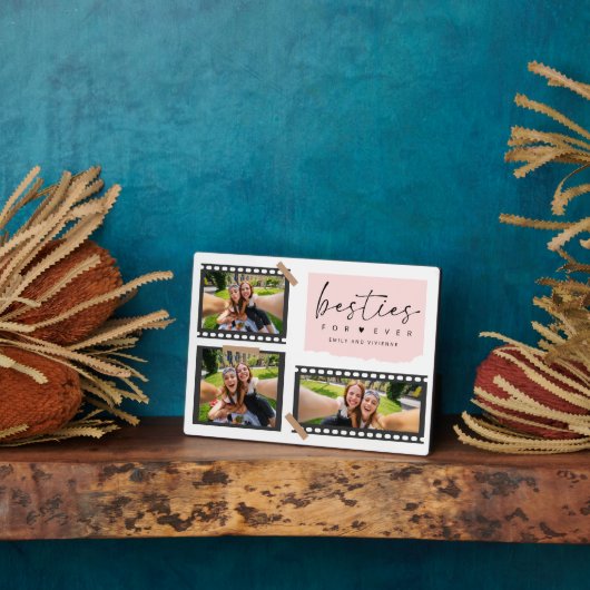 Besties Custom Collage Foto Fotoplaat (Zijkant)