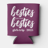 Besties die speciaal zijn aangepast blikjeskoeler (Voorkant)