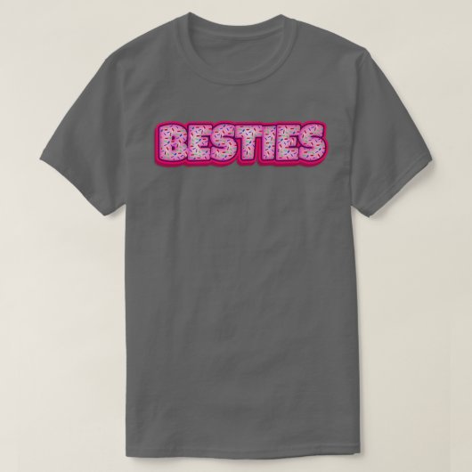 Besties Donuts Baker Donut Lover Baking Best Frien T-shirt (Design voorkant)