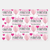 Besties Forever aangepast Inpakpapier Vel (Voorkant)