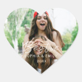 Besties Forever – Aangepaste Foto & Naam Sticker (Voorkant)