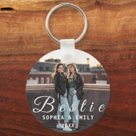 Besties Forever – Custom Photo Collage Keychain