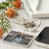 Besties Forever – Custom Photo Collage Keychain (Voorkant Rechts)