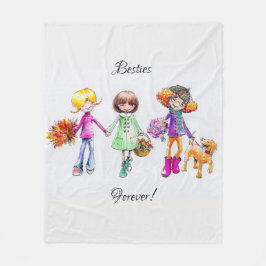 Besties Forever Fleece Deken
