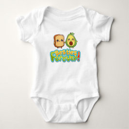Besties Forever Foodie Baby Bodysuit