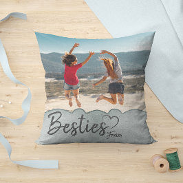 Besties Forever Foto Sierkussen