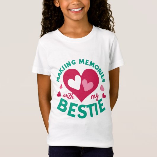 "Besties Forever Friendship Day Shirt" T-shirt (Voorkant)