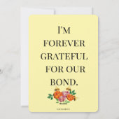 Besties Forever greetings Feestdagenkaart (Achterkant)