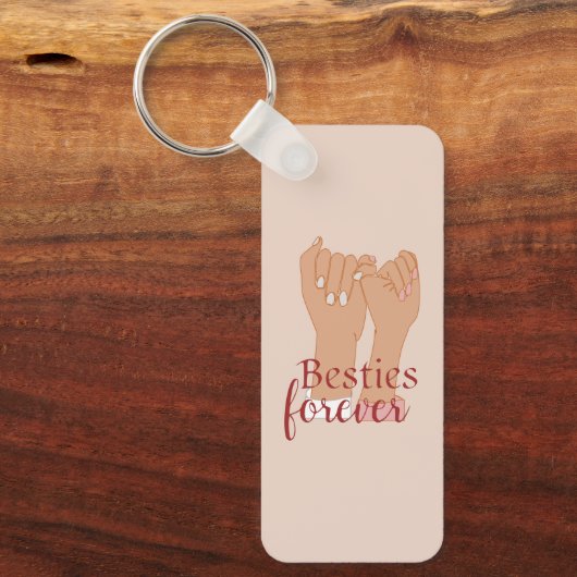 Besties forever Key Ring Sleutelhanger (Voorkant)
