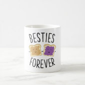 Besties Forever Peanut Butter Jelly Beste vrienden Koffiemok (Center)