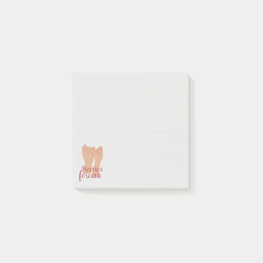 Besties Forever Post-it notes (Voorkant)